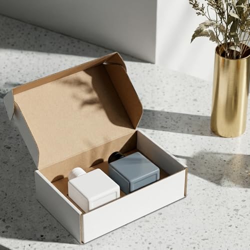 PHAREGE 30 Pack 7x5x2 inch Small Shipping Boxes, White Mailing Boxes - color: White, size: 7x5x2 inch 30 Pack