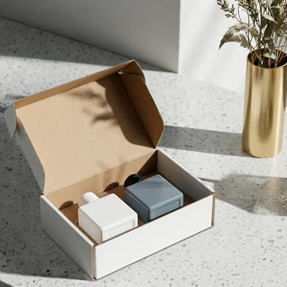 PHAREGE 30 Pack 7x5x2 inch Small Shipping Boxes, White Mailing Boxes - color: White, size: 7x5x2 inch 30 Pack