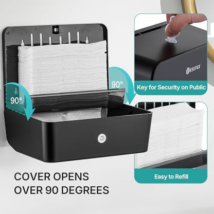 Paper Towel Dispenser Holder Wall Mount - color: Ks-5853-b