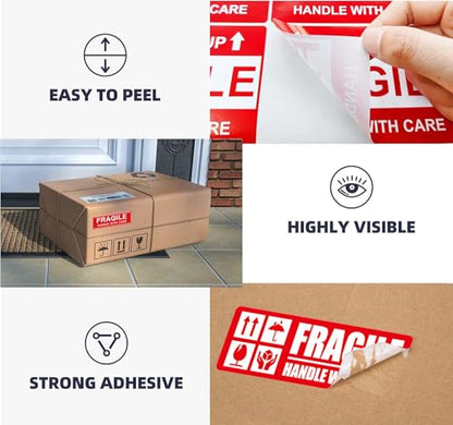 Do Not Bend Stickers - 150 Pcs 1x3 inch Shipping Protection for Photos, Documents, Artwork, and Mailers: Clear Message, Strong Adhesive - color: Do Not Bend