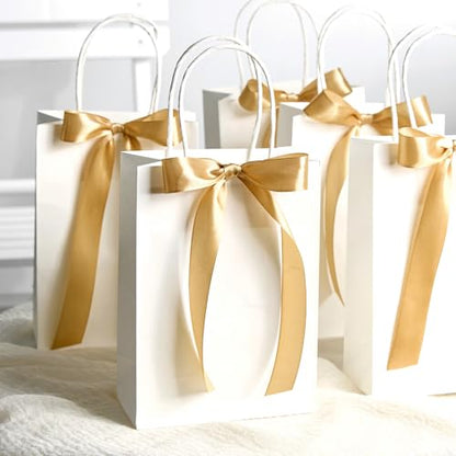 Champagne Gold Satin Ribbon 1 Inch x 100 Yards - color: Champagne Gold
