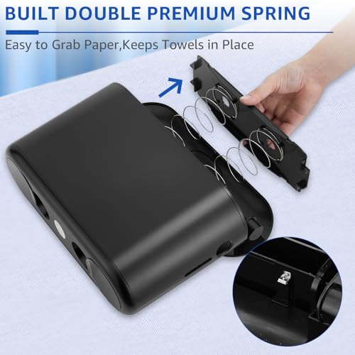 Countertop Paper Towel Holder Dispenser,Black-M - color: Black-m