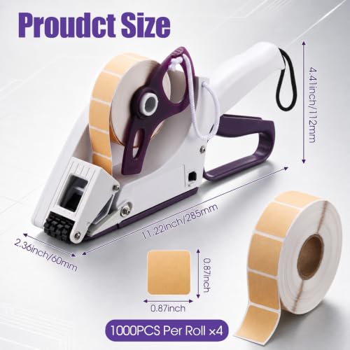 Target Paster Tape Gun, Label Applicator with 2 Rolls