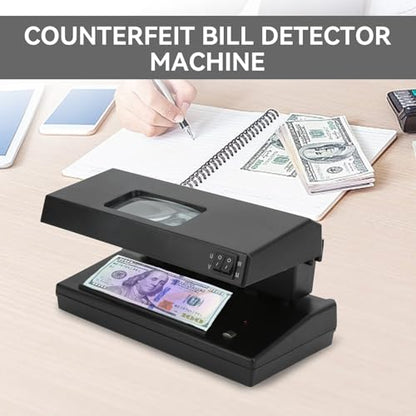 Counterfeit Bill Detector with LED UV Light, Money Marker Counterfeits Money Detector, Fake Money Detector Machine for Bill, UV Counterfeit Money Detector, Backlight for Watermark Detection