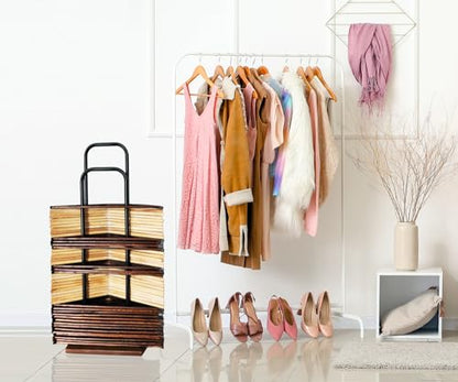 Hanger Stacker, Clothes Hanger Storage Rack Stand - 32.7" H - color: Black, size: Large(32.7"H)