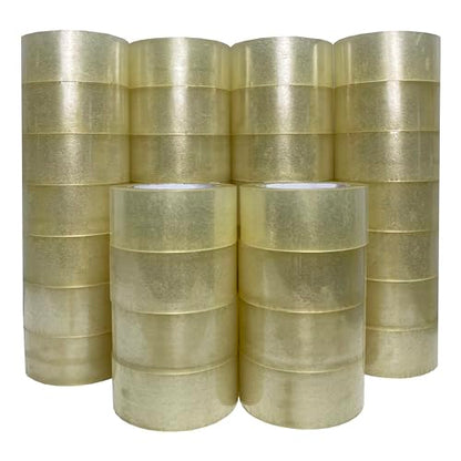 Clear Acrylic Carton Sealing Tape 36 Rolls/Case, 2" X 55 Yards/1.9 Mil Thick, Tape for Shipping, Packing Sealing Tape, Clear Packaging Tape, Bulk Packing Tape, Acrylic Packing Tape - size: 2" X 55 Yards/1.9 Mil Thick, style: 36 Rolls/ Case