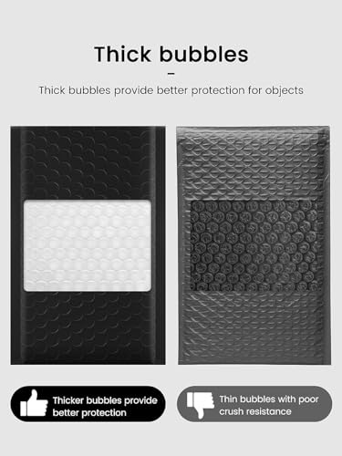 GSSUSA Black Bubble Mailers 4x8 Padded Envelopes 19200 Pack, 1Pallet - color: Black, size: 4x8 19200PC