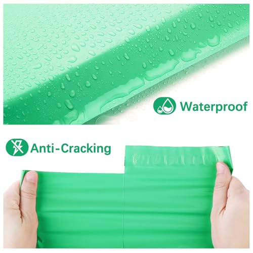 Metronic Poly Mailers 14.5x19 500PC Large Shipping Bags for Small Business - color: Green, size: 14.5x19 500PC