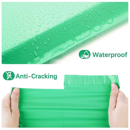 Metronic Poly Mailers 14.5x19 500PC Large Shipping Bags for Small Business - color: Green, size: 14.5x19 500PC