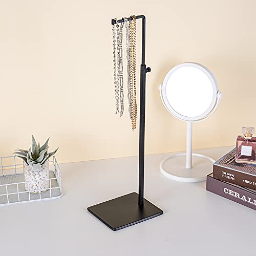 Hanging Hook Bag Stand - Set of 2 Adjustable Height Black Handbag Display Stand Set
