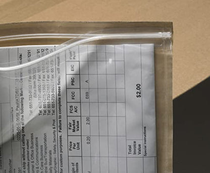 3M Top Print Packing List Envelope PLE-T3, 7 in x 5-1/2 in, 1000 per case