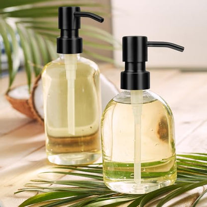 2-Pack Soap Dispenser Pump Replacement, 28/400, Black - color: Black
