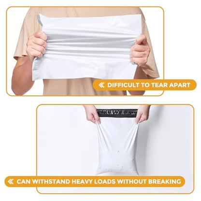 Metronic Poly Mailers 10x13 1000 Pack, Self-Seal Shipping Bags for Clothing - color: White, size: 10X13 1000PC