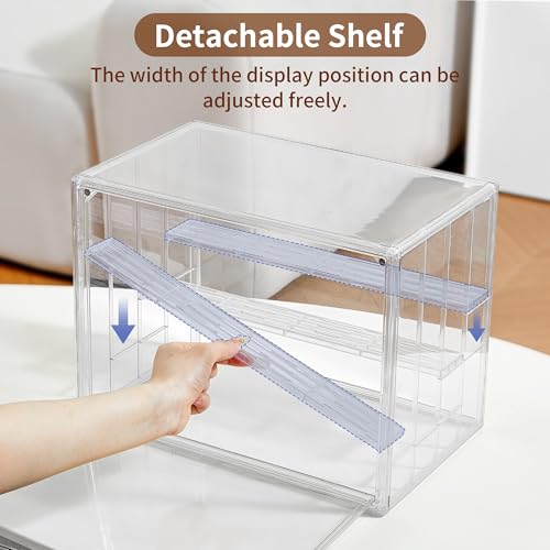 4 Layer Stackable Acrylic Figure Case for Collectibles Display Box,1 Pack - size: XLarge 1Pack