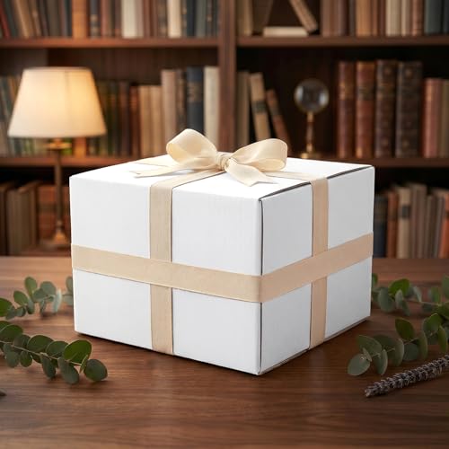CRUGLA 12x12x6 Shipping Boxes 15 Pack, White Corrugated Cardboard Boxes with Side-Lock and Pre-Applied Double-Sided Tape, Easy Assemble Packing Mailer Boxes for Small Business Shipping - size: 12x12x6 Inch 15 Pack