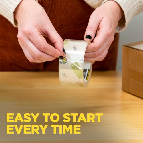 Scotch Sure Start Packing Tape, 1.88 in x 800 in, 6 Rolls - size: 6 Rolls