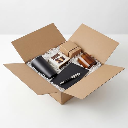 Hoikwo 12x12x3 Large Thin Brown Shipping Boxes Set of 15 - color: Brown, size: 12x12x3-15 Boxes