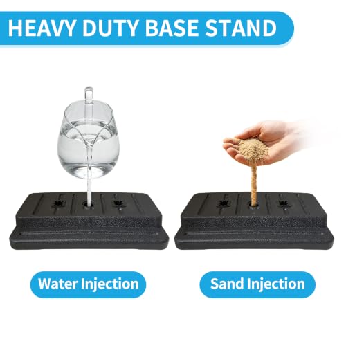 Water Fillable Poster & Board Stand, Adjustable Height Floor Sign Holder