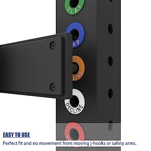 新品 Power Squat Rack Barbell Magnetic Position Markers Reminders Label for Home Gym & Garage Gyms,Squat Rack Magnets identifier Rings for Power Rack J-Cup - size: Diameter 1.1inch