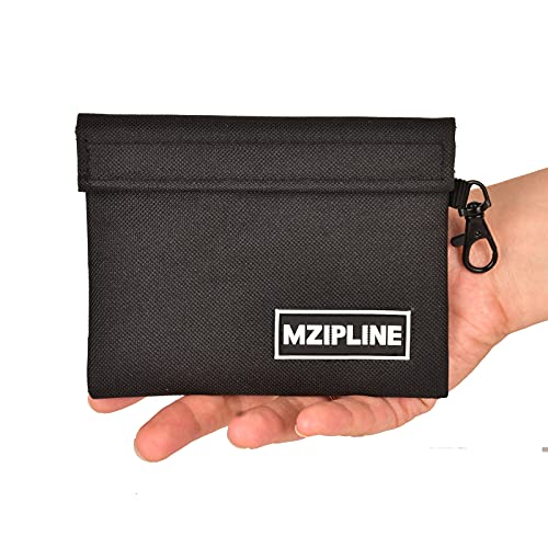 Anti-odour Waterproof Stash Bag - Scent Proof Pouch With Combination Lock for Eliminating Trapping Stink & Smelly Discreet Accessories - color: Mini Black