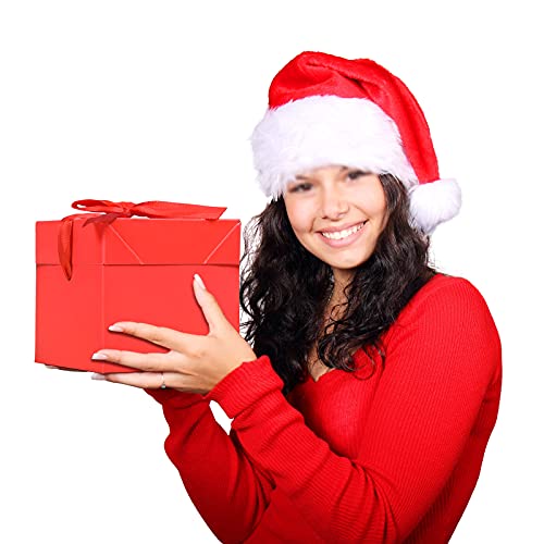 Gift Box with Lid & Ribbon for present, 12pcs, Red, 6"×6"×6" - color: Red, size: 6 x 6 x 6 Inch