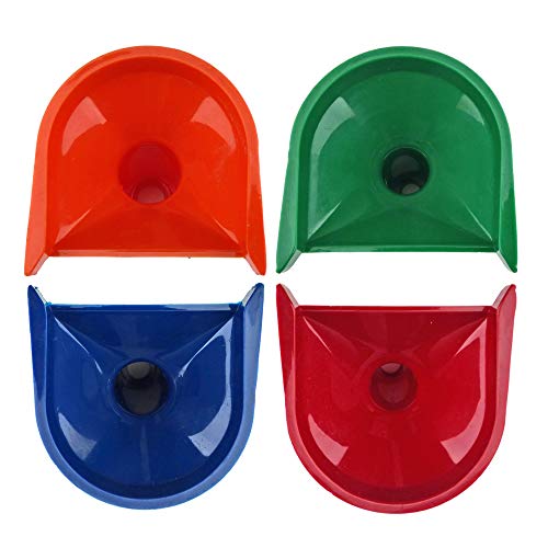 Color-Coded Coin Counting Tube for Pennies Through Quarters