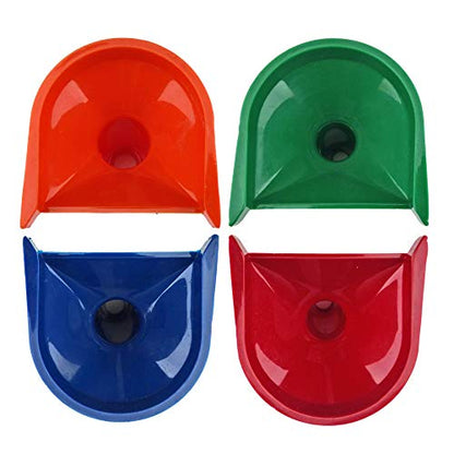 Color-Coded Coin Counting Tube for Pennies Through Quarters