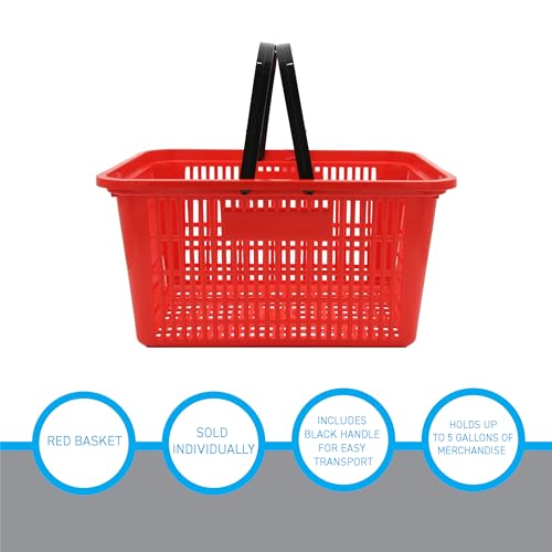 SSWBasics Red Shopping Basket