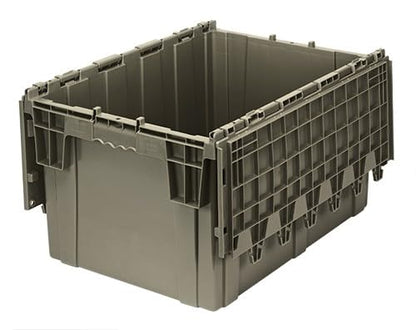 Storage Bins with Lids Heavy Duty Stackable Storage Box - size: 28" x 20" x 15"