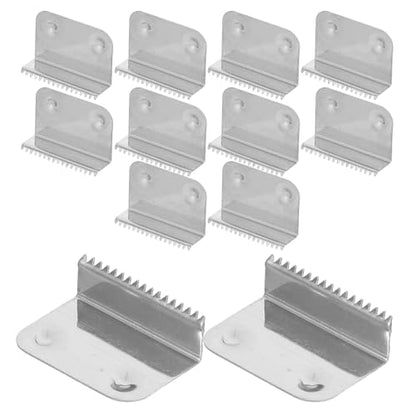 12pcs Tape Dispenser Replacement Blades: 30mm Iron Adhesive Sticker Cutting Blades Compatible with Desktop Office Tape Dispensers - size: 3.00X1.90X0.80CM