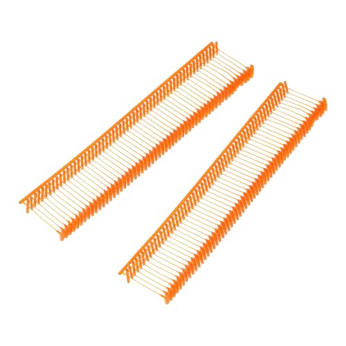 MECCANIXITY Standard Tagging Fasteners,Plastic Regular,Standard Label Gun Price Tagging Barbs for Garment Price Tag Label Tagging Barbs 15mm/0.59 Inch,Pack of 1000 Orange - color: Orange, size: 15mm