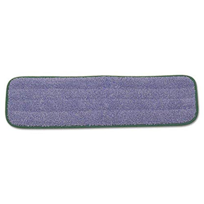 Rubbermaid Commercial Products HYGEN Microfiber Wet Mop Head Pad, 18 inch, Green, for Janitorial/Professional Cleaners and Heavy-Duty Industrial Floor Cleaning/Mopping/Scrubbing - style: Reusable Microfiber Green - 1ct