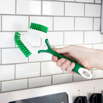Libman Heavy Duty Scrub Brush Kit for Tub, Tile & Grout, 3 Brush Styles - style: Heavy Duty Scrub Brush Kit