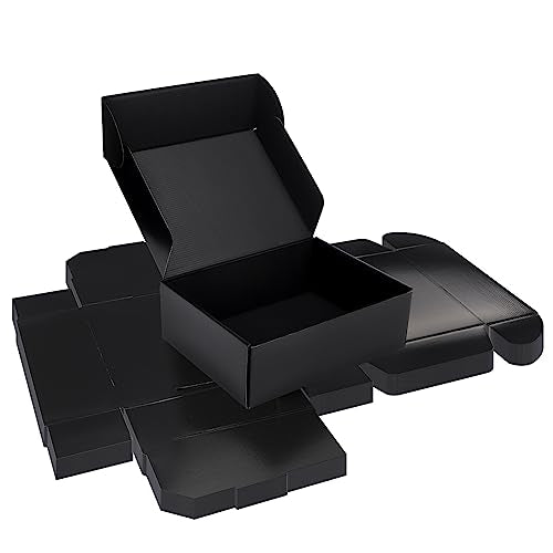 Rempry 12x9x4 Black Shipping Boxes 20 Pack, Large Cardboard Mailer Boxes for Small Business Shipping Packaging - color: Black, size: 12x9x4