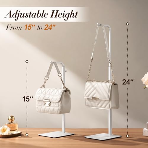 pickpiff 3-Pack Adjustable Table Banner Stands & Purse Holders, White - color: White, size: 3 Pack