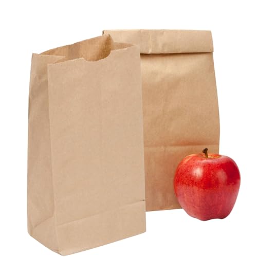 Perfect Stix - Brown Bag 6-100 6lb Brown Paper Lunch Bags - Pack of 100ct