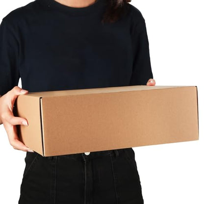PHAREGE 6 Pack 12x9x4 inch Cardboard Shipping Boxes, Brown Gift Boxes - color: Brown, size: 12x9x4 inch 6 Pack