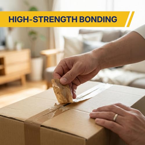 NORTHSKY Bulk Packing Tape, 4 Rolls Clear Packing Tape 3 Inch Wide x 1000 Yards Each, 2.6 Mil Heavy Duty Shipping Tape, Packaging Tape for Boxes, Carton Sealing, Moving, Warehouse, Storage, Shipping - size: 3 inches x 2.6 mil