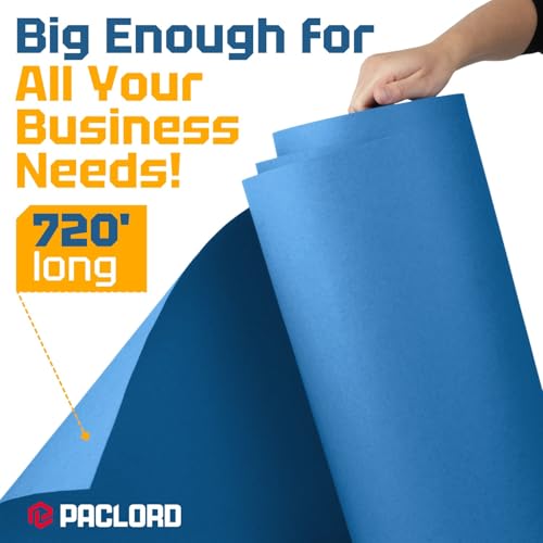USA Made 18" x 8640" (720 ft) Dark Blue Kraft Paper Roll, Large Size - color: Dark Blue, size: 1 Roll