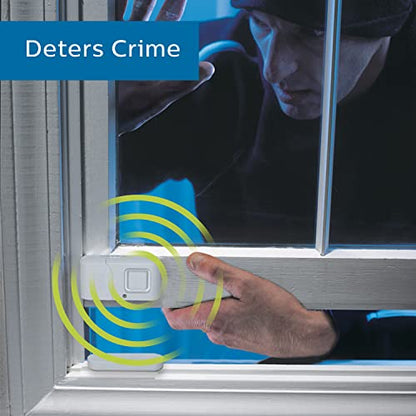Philips Personal Security Window and Door Alarm, 2 Pack, Wireless Chime - size: 2 Pack