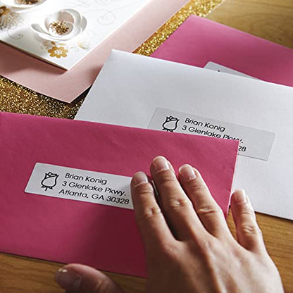 DYMO Authentic LW Mailing Address Labels, For LabelWriter Label Printers, White, 1-1/8" x 3-1/2", 24 Rolls of 350 (8400 Total) - size: 24 Rolls, style: Small Mailing Address