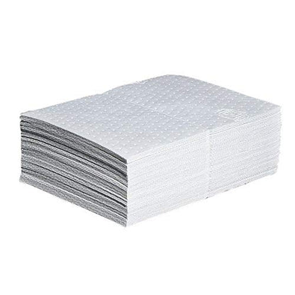 PIG Oil Mat - Oil-Only Absorbent Mat Pads - 50 Pads per Bag - 15" x 20" Pads - Absorbs up to 28 Ounces per Pad - MAT415 - size: 15" x 20"