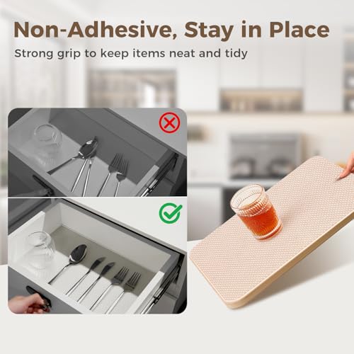 100% EVA Shelf Liner Waterproof Non Adhesive, 10" x 240", Clear - color: Clear, size: 10"W x 240"L