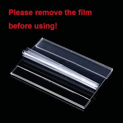 20pcs Price Label Holders, Product Sign Holders, Shelf Tag Display Stands - size: Paper Size:10x20cm