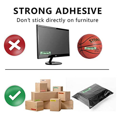24-Roll 1440 PCS Moving Label for Box, 1×4.5 Color-Coded Sticker - color: 24-colors