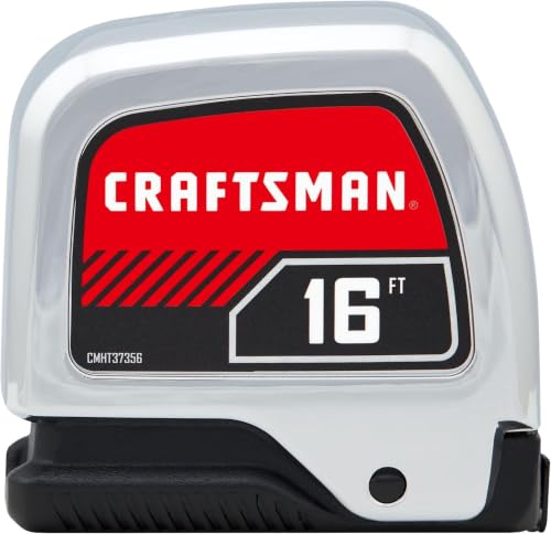 CRAFTSMAN 16-ft Auto Lock Tape Measure (CMHT37356S) (Pack of 6) - size: 4.9 m (Pack of 6)