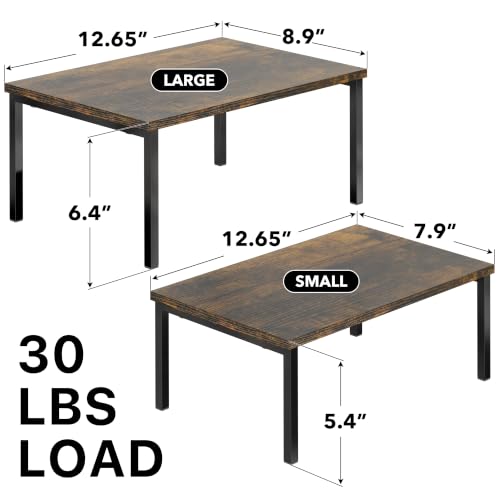 Simple Houseware Extra Large Kitchen Cabinet Counter Shelf, Rustic Brown - color: Rustic Brown, size: X-Large