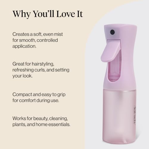 Kitsch Continuous Spray Bottle for Hair – Sheer Violet, 150ml - color: Sheer Violet