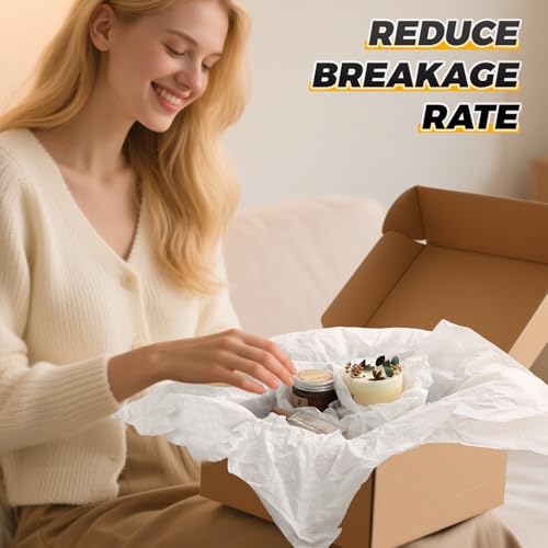 1000 Sheets White Tissue Paper for Gift Bags, 20"x 30" Tissue Paper Bulk - color: white, size: 1000 sheets