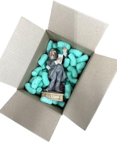 FunPak MiniPack Plant Based Biodegradable Packing Peanuts 0.60 cu ft Bag Compostable (Green Noodles) - style: Green Noodles